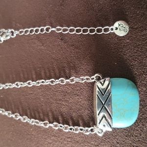 Plunder turquoise and Silver necklace